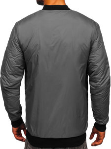 เสื้อแจ็คเก็ตบอมเบอร์คอตั้ง ดีไซน์ใหม่ คุณภาพสูง สวยงาม ปรับแต่งได้ พร้อมลายตัวอักษรสำหรับผู้ชาย และโลโก้ของคุณ - Product Image 2