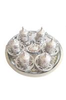 Juego de 6 tazas de café turcas al por mayor, juego de té árabe griego otomano Anatolia, tazas de café Espresso de cobre, juegos de regalo islámico, Amazon FBA