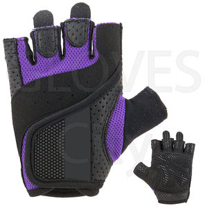 Guantes de cuero de entrenamiento de gimnasio para Mujer de Medio dedo de la mejor clase, logotipo personalizado para levantamiento de pesas, Fitness para guantes City Sialkot - Product Image 1