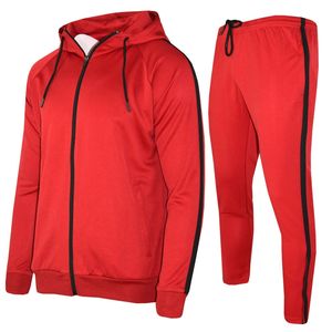 Survêtement personnalisé printemps pour hommes et femmes, 100% polyester doux, coupe ajustée, pantalon de jogging, sweat à capuche zippé, taille élastique extensible dans quatre sens - Product Image 5