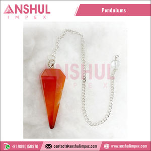 Péndulos facetados con temática de Ángel, de cuarzo, amatista, al mejor precio - Product Image 2