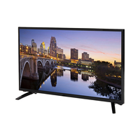 TV LED pintar Android QLED 43 inci layar datar antarmuka LAN untuk Hotel OEM/ODM produsen eksportir TV Motherboard