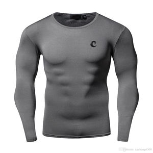 Camisa de compresión de secado rápido, camisa de entrenamiento de manga larga, ropa de Fitness, camisa de gimnasio de culturismo de Color sólido, nueva - Product Image 5