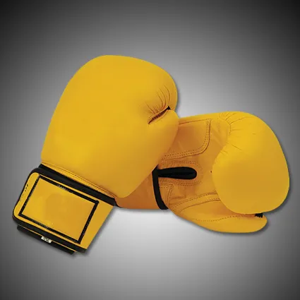 Guantes de boxeo de cuero con logotipo personalizado