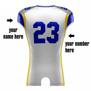 Camiseta de fútbol americano para hombre, ropa de entrenamiento con Collage personalizado, cómoda, para Clubs - Product Image 4