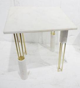 4 Legs Coffee <b>Table</b> with Half <b>Marble</b> Legs and <b>Marble</b> Top Modern Hot Selling in Gold Finishes Standard Size Antique and Classical - Product Image 2