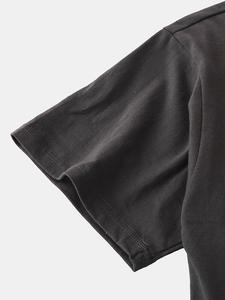 Camiseta de manga corta con cuello redondo para hombre, Camiseta 100% de algodón con estampado personalizado, precio barato - Product Image 6