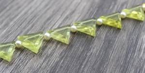 อัญมณีควอทซ์ธรรมชาติ1เส้น,อัญมณีควอทซ์มะนาวธรรมชาติลูกปัด Briolette รูปทรงล้านล้านชิ้นสำหรับทำเครื่องประดับแฮนด์เมด - Product Image 3