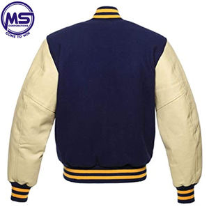 Veste universitaire de baseball brodée et décontractée pour l'hiver avec couleurs et tailles personnalisées Vente en gros sur mesure - Product Image 5