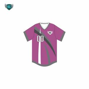 Camiseta de béisbol y sóftbol de camuflaje de diseño liso sublimado de estilo personalizado más vendida, venta al por mayor de ropa de softball, opciones de personalización - Product Image 3