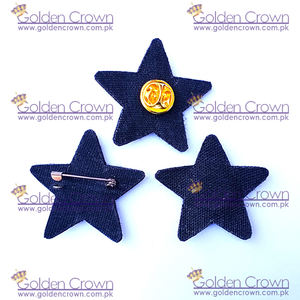 Broche de bordado de alambre de lingote personalizado bordado a la moda | Broche de bordado de moda - Product Image 3