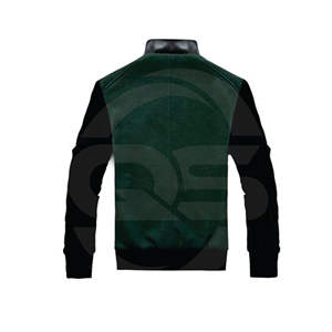 Veste coupe-vent à capuche pour homme, personnalisable avec logo, imperméable et respirante, avec garniture en fourrure de mouton, en tissu tricoté, vente en gros - Product Image 2