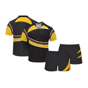 Unisex OEM Sublimation Rugby Kit Shirts Custom Striped Sport Wear for Shirt Uniform Set Anti-Bacterial Quick Dry Rugby Football - Product Image 2