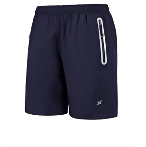 Pantalones Cortos Deportivos para Hombre al por Mayor de Alta Calidad con Diseño de Logotipo Personalizado, Pantalones Cortos de Algodón Negros Casuales Lisos - Product Image 1