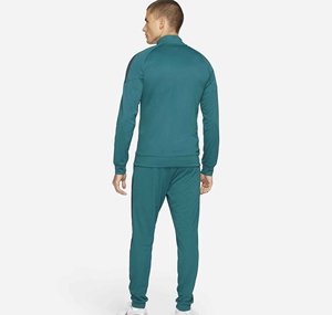 Casual Wear Men Custom logo Print Men's <b>Zip</b> <b>up</b> <b>Jacket</b> and Sweatpants Set Polyester Tracksuit with Side Stripes Panel - Product Image 3