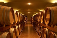 Baril à vin en chêne français et américain, multi-usages, propre, d'occasion, brun/argenté, origine UG