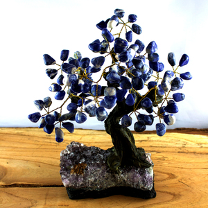 Colección de exhibición de árboles de piedras preciosas de cristal Natural brasileño - Product Image 6