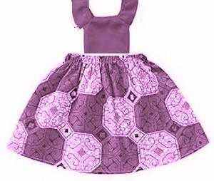 Daisy Apparel Ensemble imprimé de style été et printemps 2 pièces pour enfants filles 100% haut et jupe en coton emballés en Inde - Product Image 5