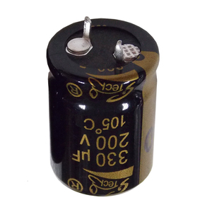 Condensador electrolítico de aluminio CD293, 330UF, 200V, para aplicación de fuente de alimentación - Product Image 2