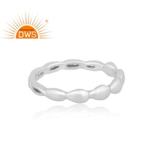 แหวนวงแหวนสำหรับผู้หญิงดีไซน์โดดเด่นทำด้วยมือผู้ผลิตเครื่องประดับแฟชั่น - Product Image 4