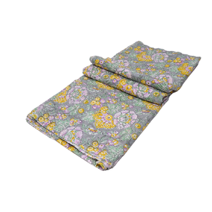 Hand Block Print Indian Cotton <b>Fabric</b> 100 % Cotton Floral Printed Traditional Design Indian Hand Made Running <b>Fabric</b> - Product Image 4