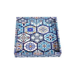 Plateau de service de décoration de table pour fête de mariage Plateau de service en bois Offre Spéciale fabriqué à la main à un prix abordable - Product Image 1