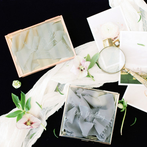 SILVER <b>Glass</b> <b>Box</b> Proof Print Packaging Trendy - Product Image 1