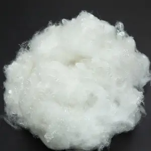 100% Polyester SENTETİK ELYAF 2.5D mikro katı beyaz Vikohasan üretici ve sentetik elyaf ve GRS geri dönüştürülmüş polyester elyaf
