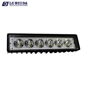 Hoog Licht 6 Inch 18W 24V Auto Led Werklichtbalk Geschikt Voor Off-Road Voertuigen Voor Auto