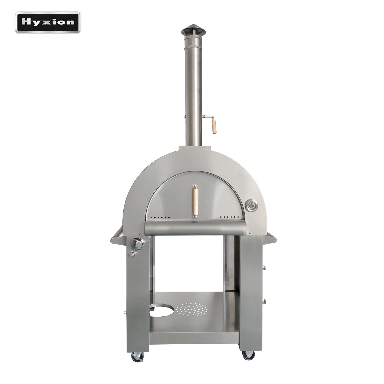 Hyxion Gas And Wood Fired Stainless Steel Pizza Oven For Outdoor Buy Freestanding Wood Fired Pizza Oven Woodburning Pizza Oven Wood Fired Stainless Steel Pizza Oven Product On Alibaba Com