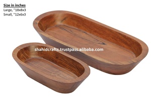 Cuenco Decorativo de Madera Pulida Ecológico - Product Image 2