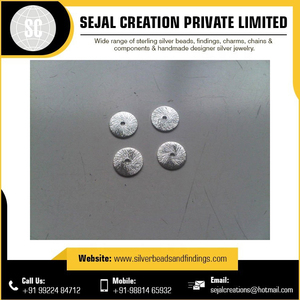 Componentes de hallazgos de joyería de cabujón redondo de plata de alta calidad suministro a granel con logotipo personalizado al por mayor - Product Image 4