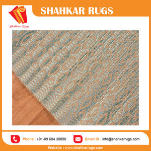 Alfombras impresas para sala de estar Alfombra persa Alfombra de tejido plano Proveedor a granel de yute rectangular de felpa moderna para adultos y seda artística - Product Image 2