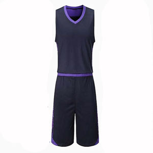 Vente en gros Maillot de basket-ball Bsci unisexe impression par sublimation logo équipe bleu vêtements de sport shorts vêtements de sport uniforme de basket-ball - Product Image 1