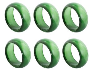 Personnalisé résine couleur rose Rond De Serviette Partie De Mariage Accueil Hôtel Décoration Accessoires Table Rond De Serviette Offre Spéciale produits - Product Image 3