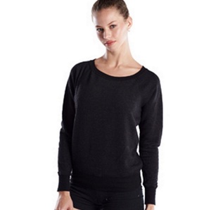 Nueva moda logotipo personalizado cuello redondo sudaderas algodón liso cuello redondo moda sudaderas mujeres ropa regular sudaderas - Product Image 3