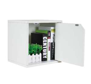 Organizador desmontable de papel corrugado con puerta para uso en oficina - Product Image 1