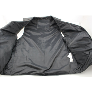 Superbes gilet de motard en cuir véritable pour hommes, gilet sans manches à col en v, Logo personnalisé imprimé - Product Image 3