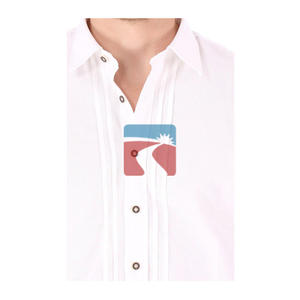 Dirndl Trachten Haus Chemise habillée à boutons allemande blanche Lederhosen (chemise bavaroise Trachten) Haute qualité 100% coton - Product Image 3