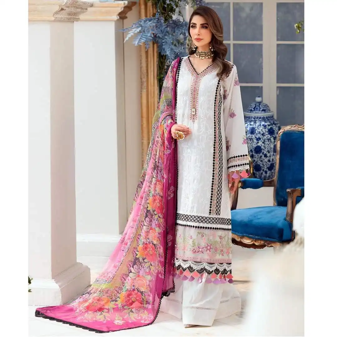 Abiti da donna non cuciti kameez shangwar design / pakistan per abiti estivi donna/donna