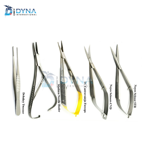 Tijeras de implante Dental microquirúrgicas, soporte de aguja de sutura, pinzas - Product Image 3