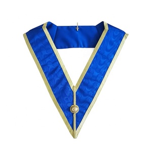 Maçonnique Écossais rite Pourpre et blanc col avec bordure d'or | Maçonnique Membre Personnaliser Col - Product Image 6