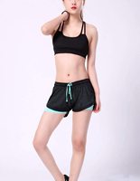 Shorts de sport pour femmes été 2025 – Nouveaux, élastiques, avec cordon de serrage, doux, respirants, écologiques, séchage rapide, en polyester/nylon, pour le yoga, style cargo