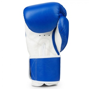Gants de boxe bon marché, logo personnalisé, couleur bleue, gants de boxe gagnant - Product Image 6
