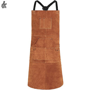 Delantal de trabajo de lona y algodón para Barbero, a la moda, para restaurante, con correa ajustable - Product Image 3