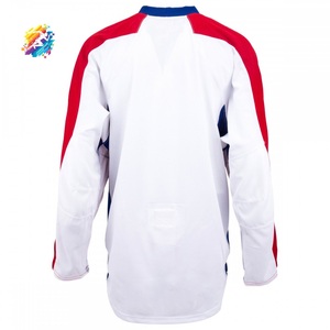 เสื้อฮอกกี้น้ำแข็งแบบกำหนดเองได้ พร้อมดีไซน์และโลโก้ สำหรับผู้ใหญ่ทุกเพศ - Product Image 5