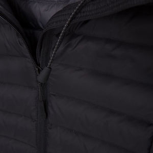 Men's Winter Stand Collar <b>Padded</b> Jacket 100% Polyester Black Puffer <b>Coat</b> Wholesale with Low Prices - Product Image 6