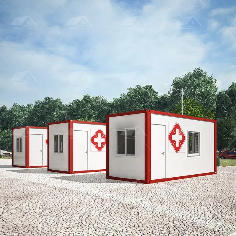 Модульный современный контейнер для сборной клиники, больничное здание для чрезвычайных ситуаций