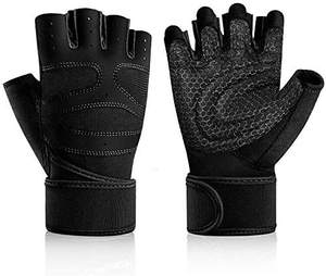 Hommes et femmes gants d'haltérophilie demi-Figure avec Support de poignet pour l'entraînement en Gym, taille personnalisée, couleur, qualité supérieure - Product Image 2