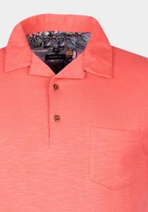 Polo teint en couleur unie pour hommes Dernier style à manches courtes Qualité d'exportation pour les affaires ou décontracté Col brodé Vêtements de mode - Product Image 4